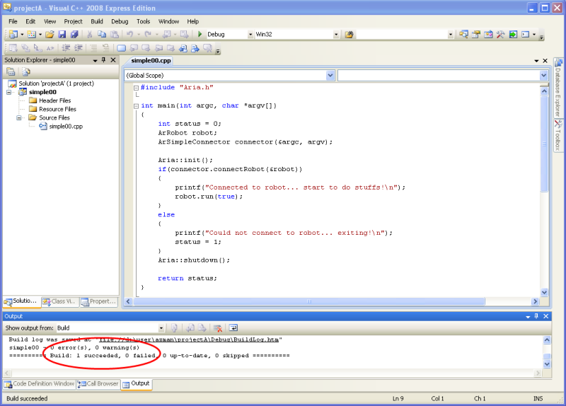 Program simple00.cpp compiles without error Program simple00.cpp compiles without error